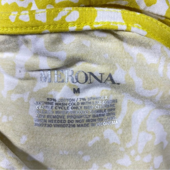 Merona Chartreuse Faux Wrap Front Sleeveless Top - Picture 5 of 5